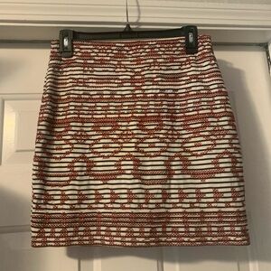 THML size XS skirt with a beautiful pattern